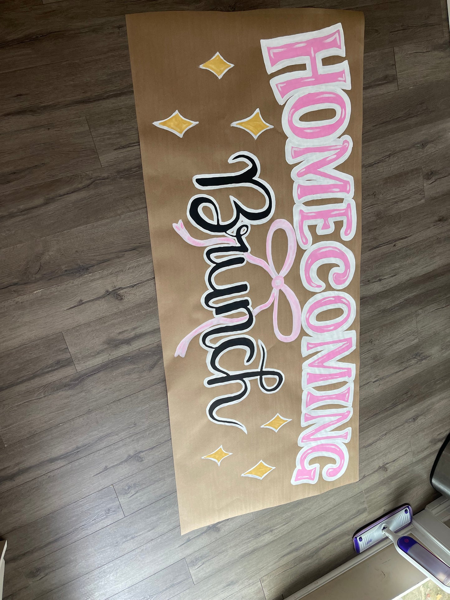 Hand-Painted Custom Paper Banner