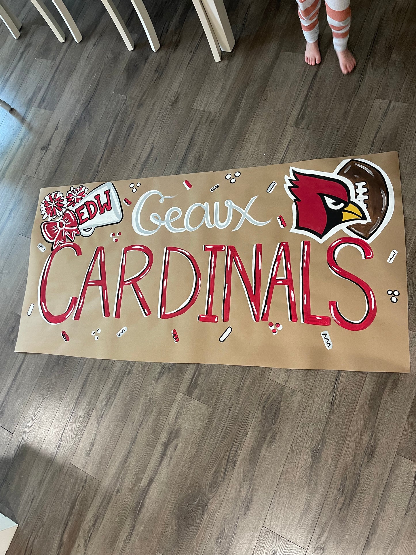 Hand-Painted Custom Paper Banner
